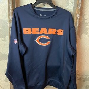 Chicago Bears Therma fit sweatshirt L Nike